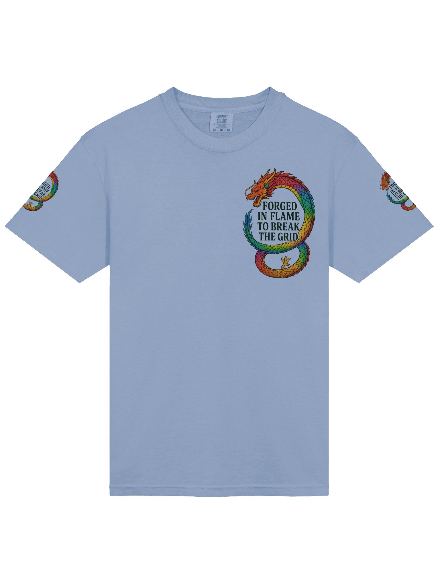 100% Cotton 🔥 Forged in Flame – Heavyweight Tee Soft on skin. Heavy in presence. product image (24)