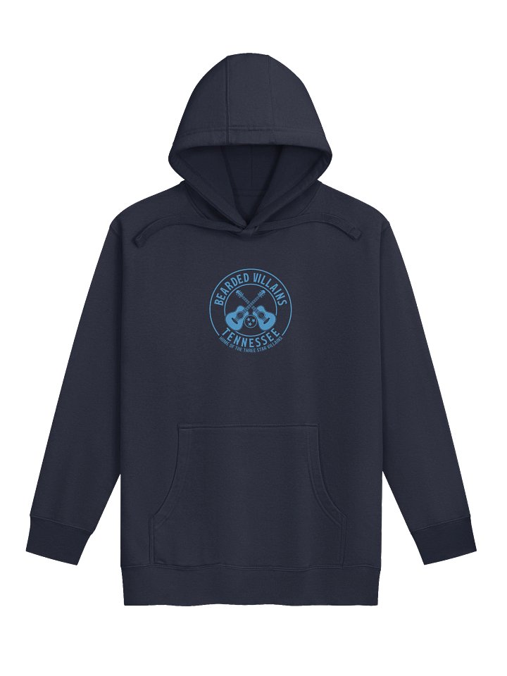 TSV “Titansteel Surge” Premium Hoodie | Titan Blue + Deep Navy | Front/Back Print product image (4)