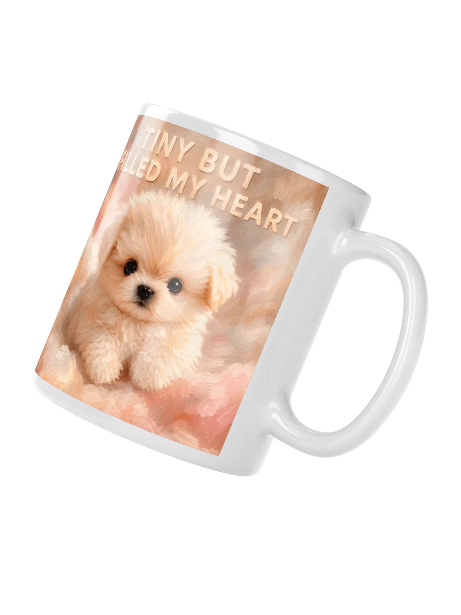 Tiny But Filled My Heart Mug | Teacup Puppy 11oz Coffee Mug | Cute Dog Gift For Dog Mom product image (4)