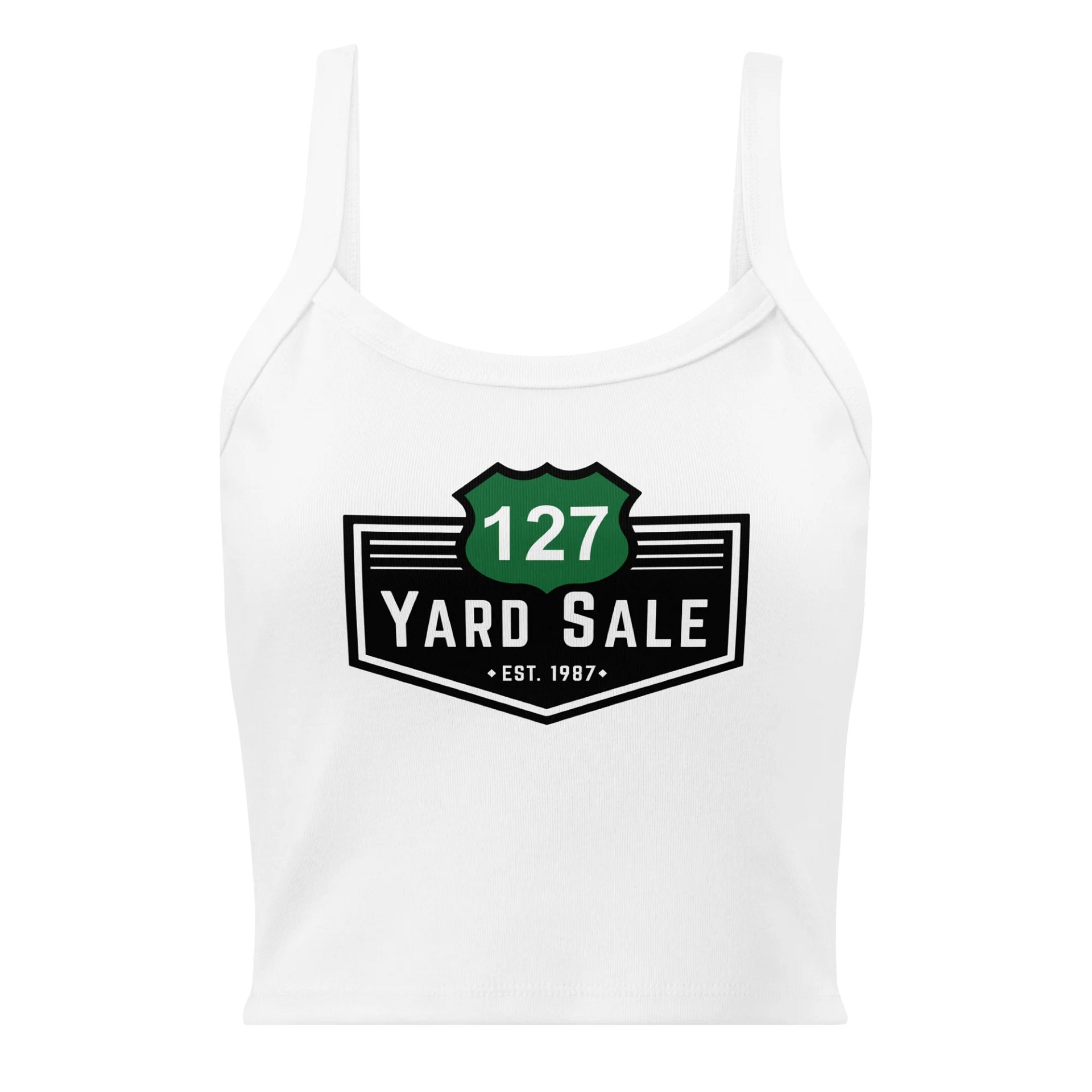 127 Yard Sale (2025) Vintage - Bella+Canvas Women's Micro-Rib Tank Top - White product image (1)