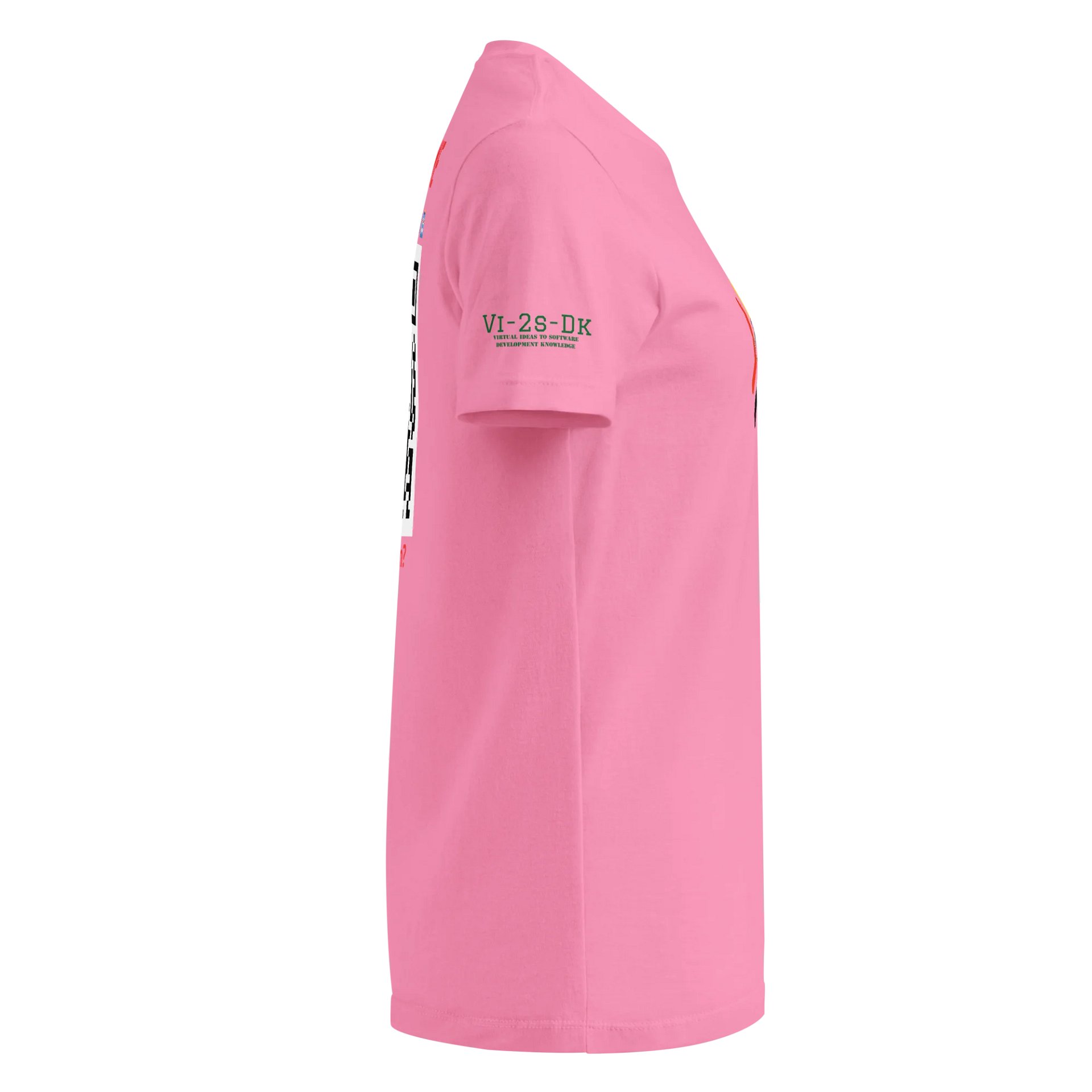 Women's Basic ✅ Vi-2s-Dk 🌍 T-Shirt with AI QR Code product image (4)