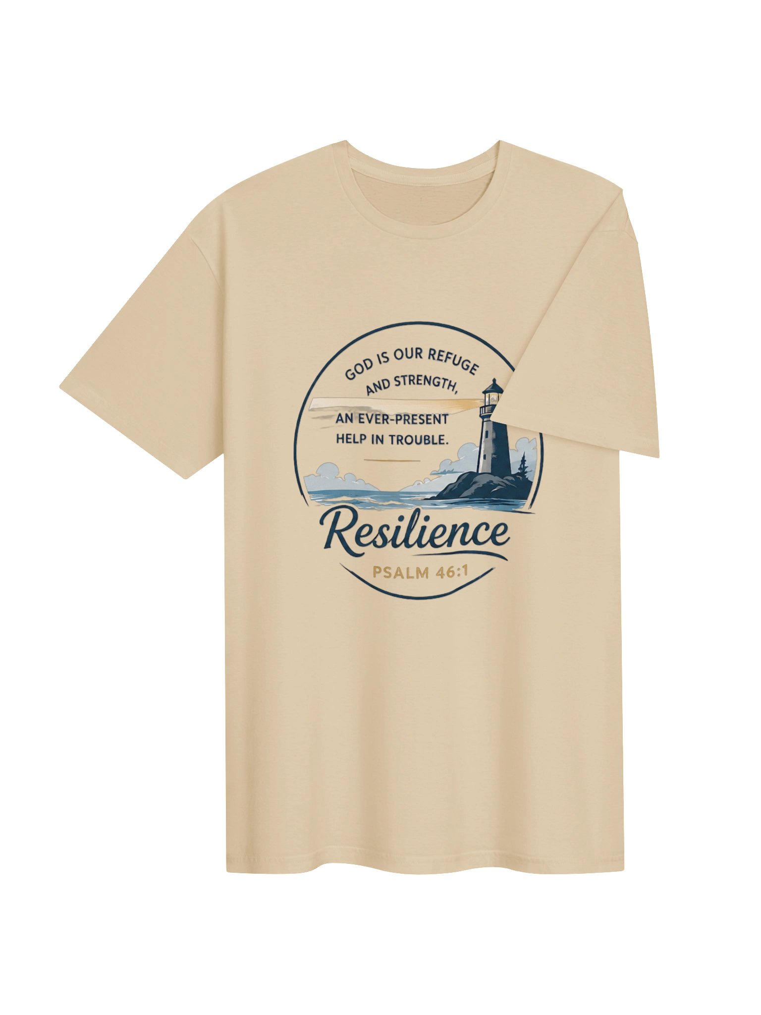 God Is Our Refuge Resilience Men’s Tee product image (4)
