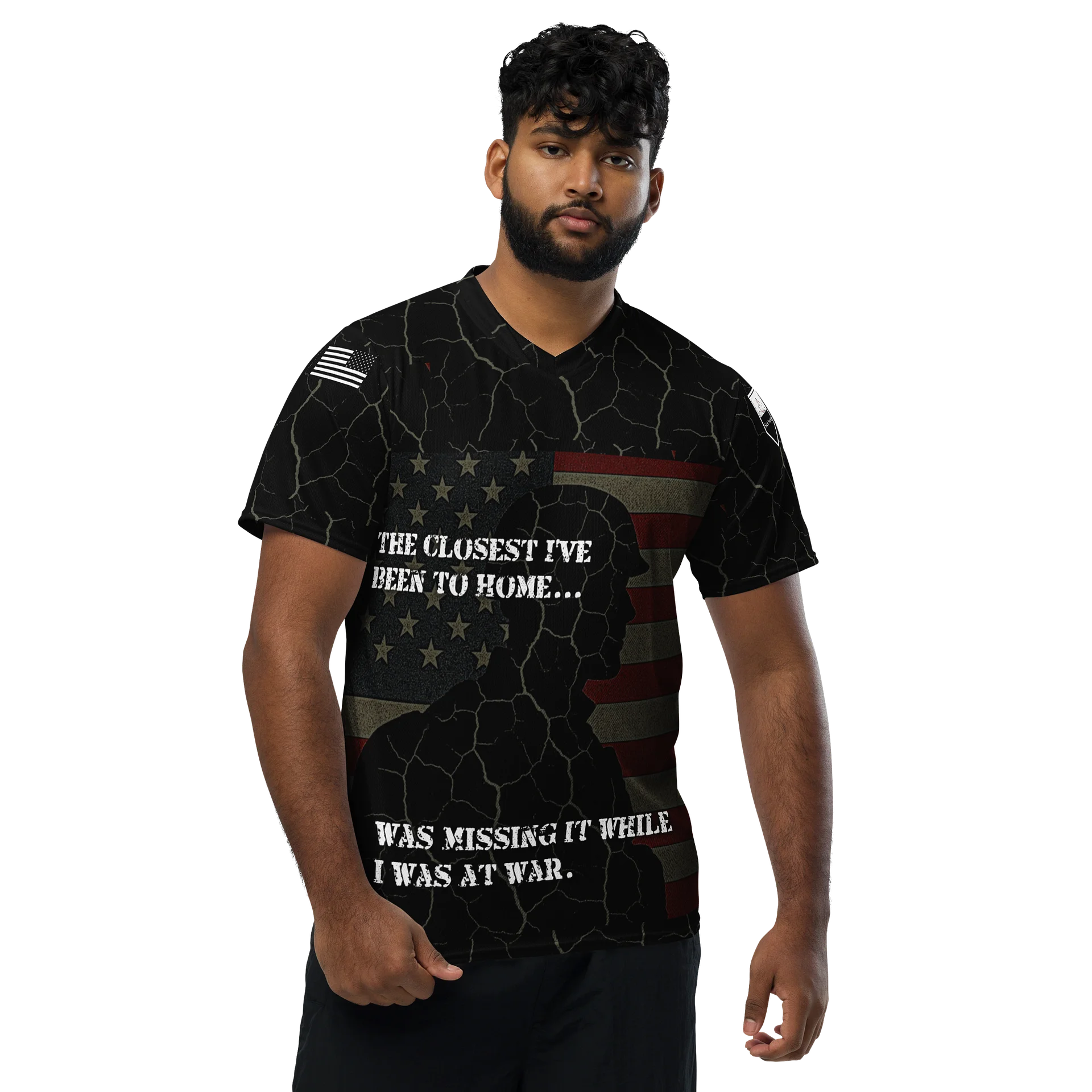 Cracking Under Patriotism Athletic Shirt product image (1)