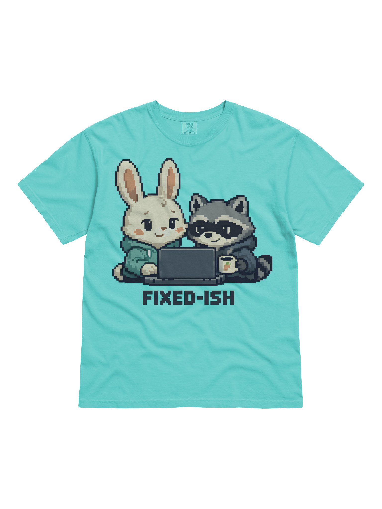 Fixed-ish Rabbit & Raccoon T-Shirt product image (1)