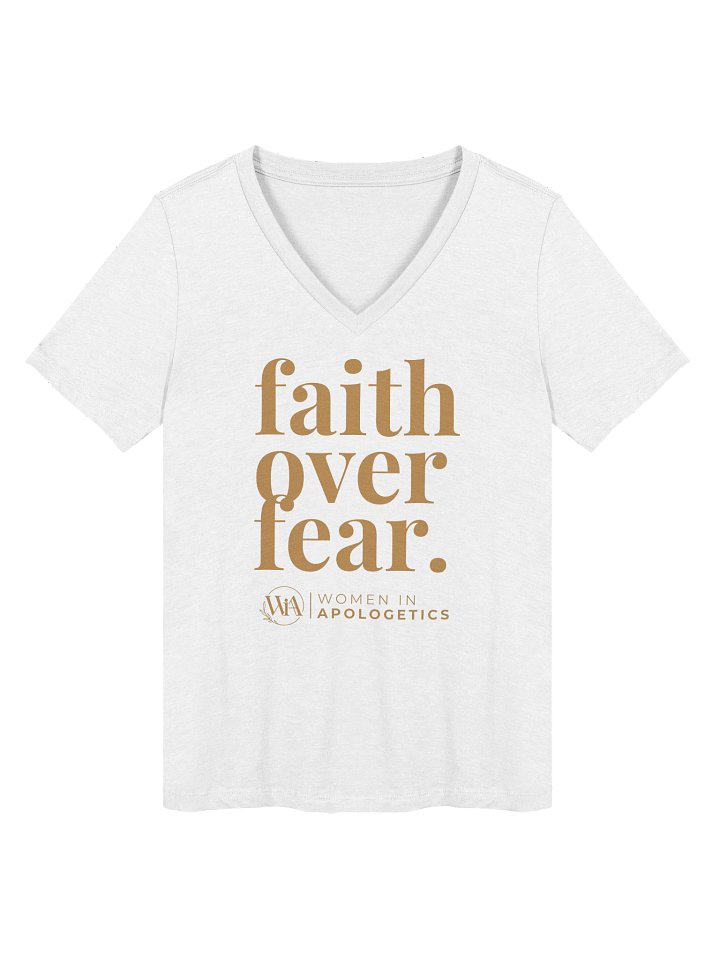 Faith Over Fear Relaxed V-Neck product image (5)