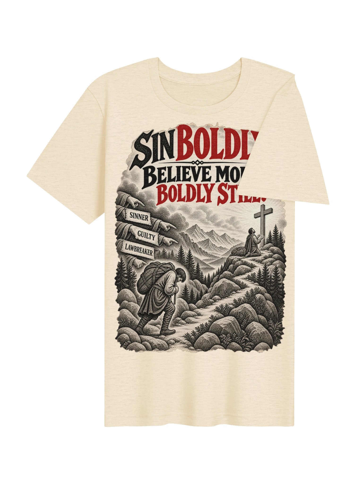 Sin Boldly T-shirt product image (116)