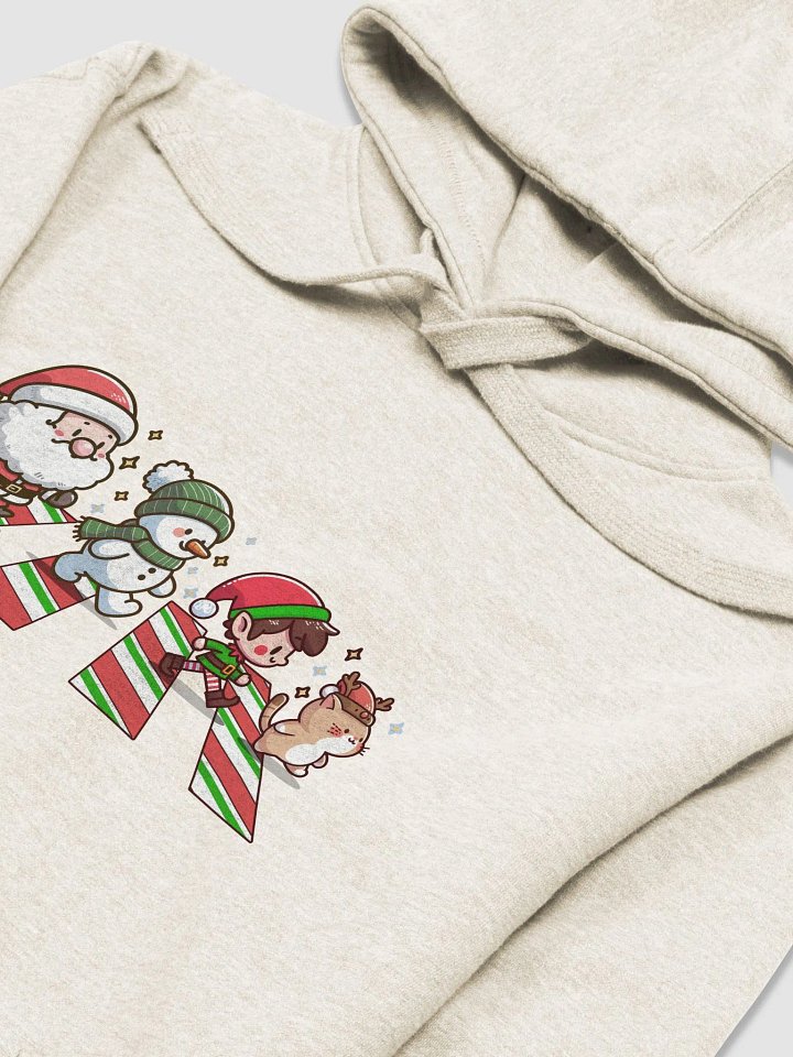 Santa gang crosswalk - PREMIUM hoodie product image (1)