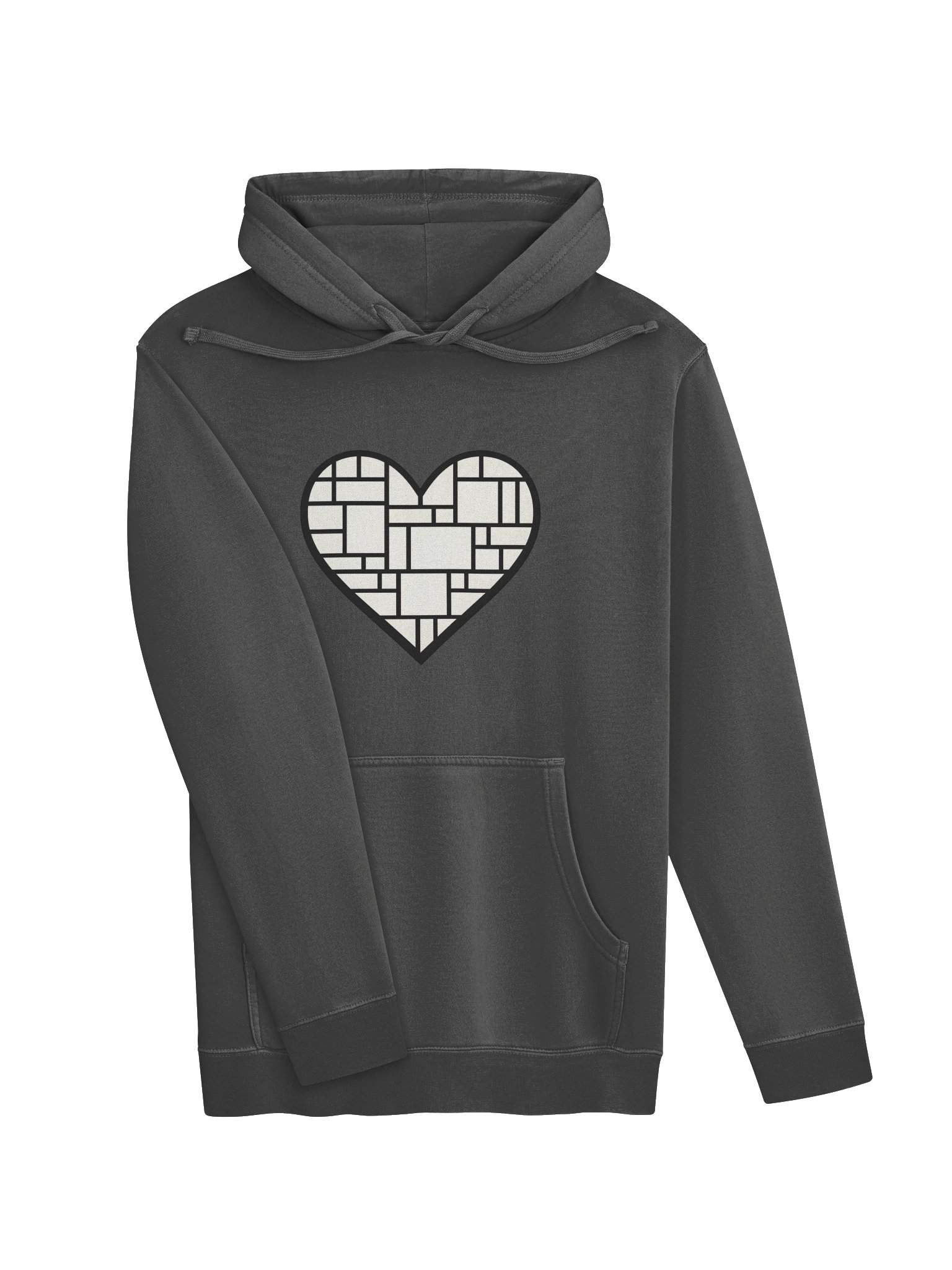 Simple Heart Pigment-Dyed Hoodie - California Dept. of Love product image (3)