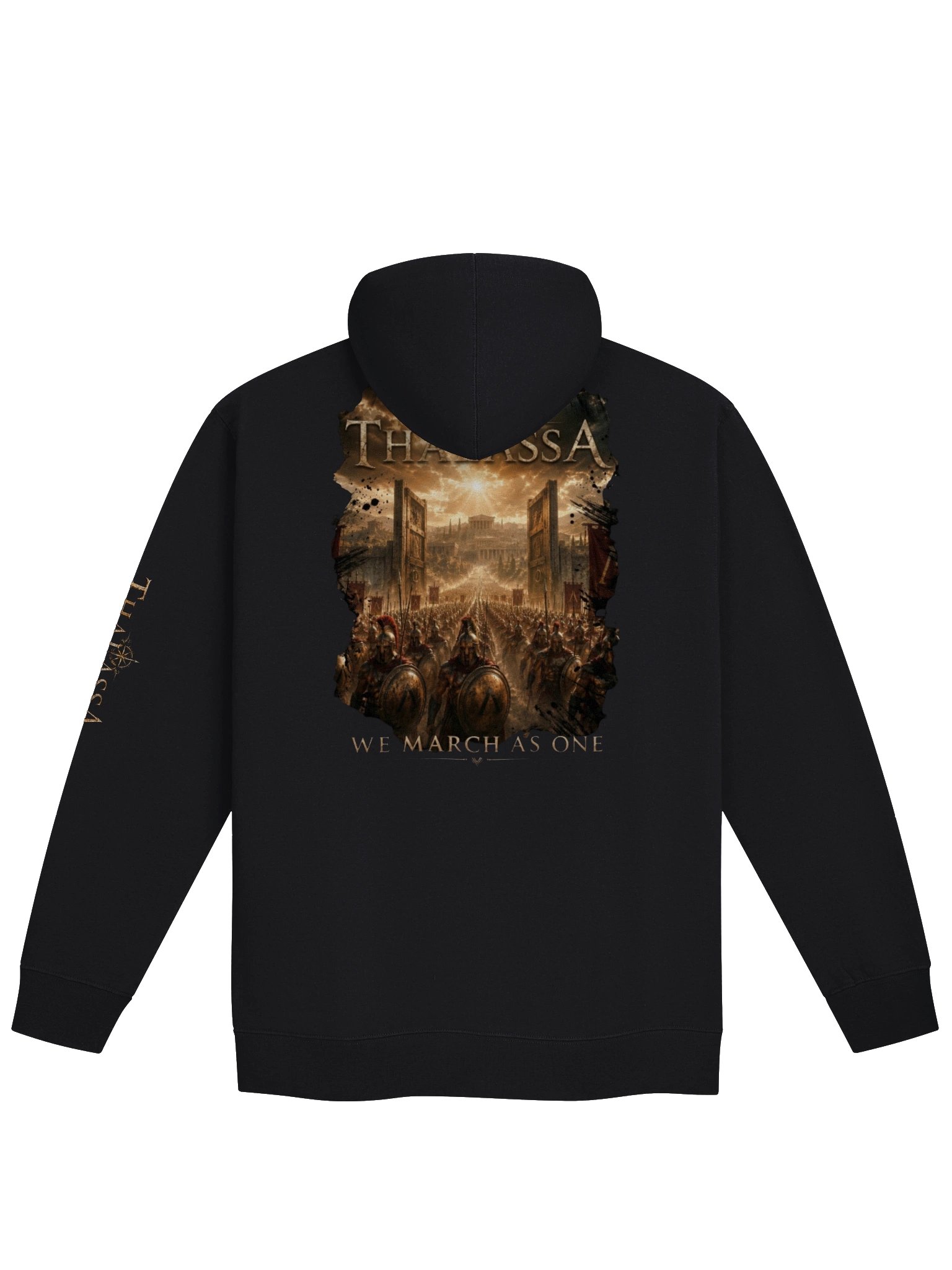THALASSA - "We March as One" Full-Zip Metal Hoodie product image (2)