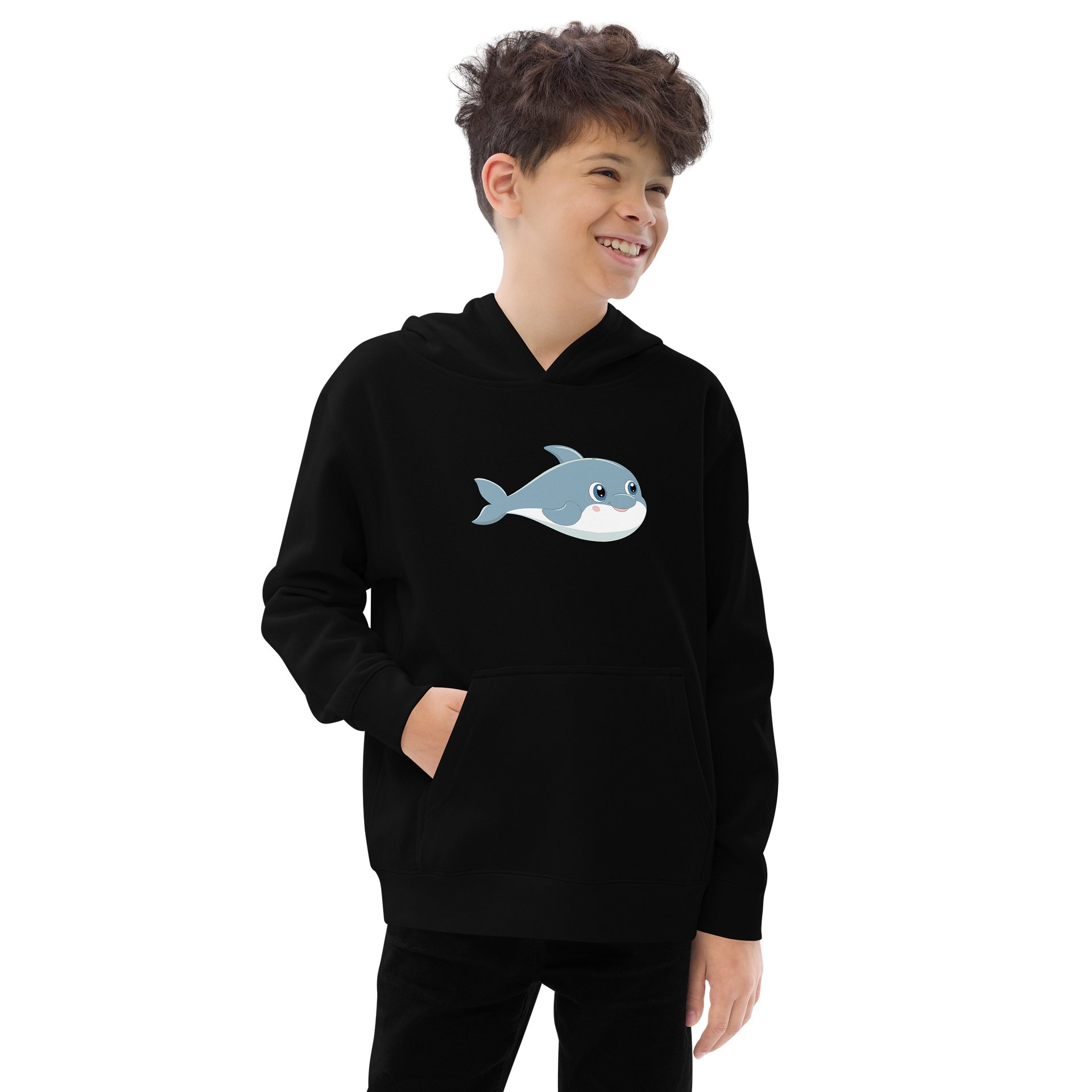 Sea Friends Dolphin Youth Fleece product image (4)