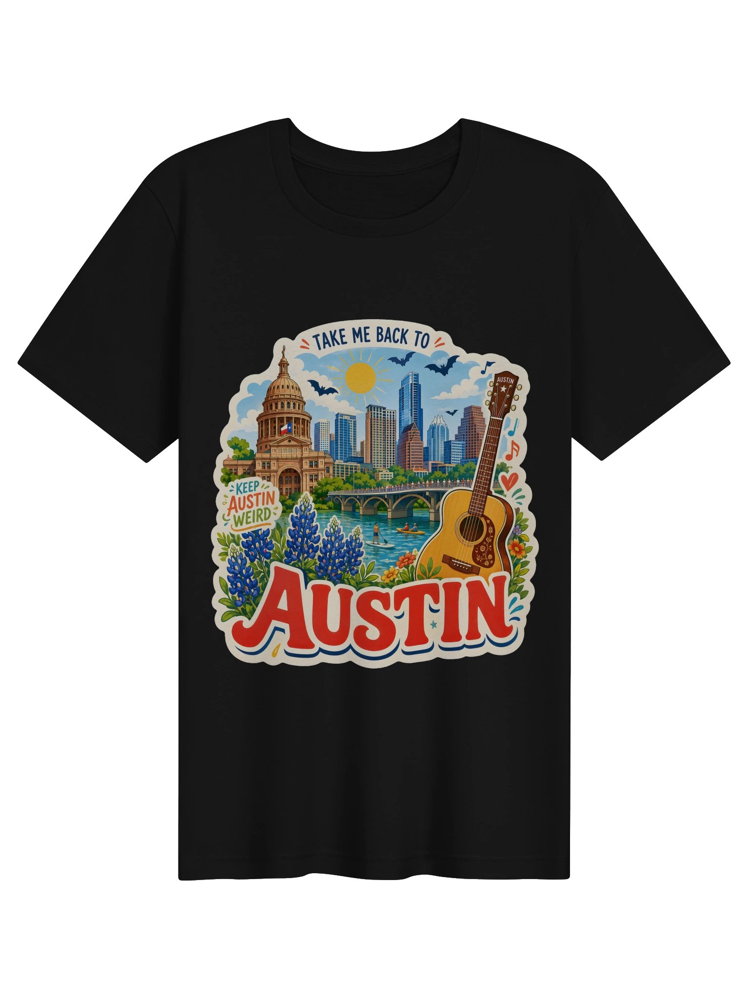 Take Me Back To Austin Tee product image (1)