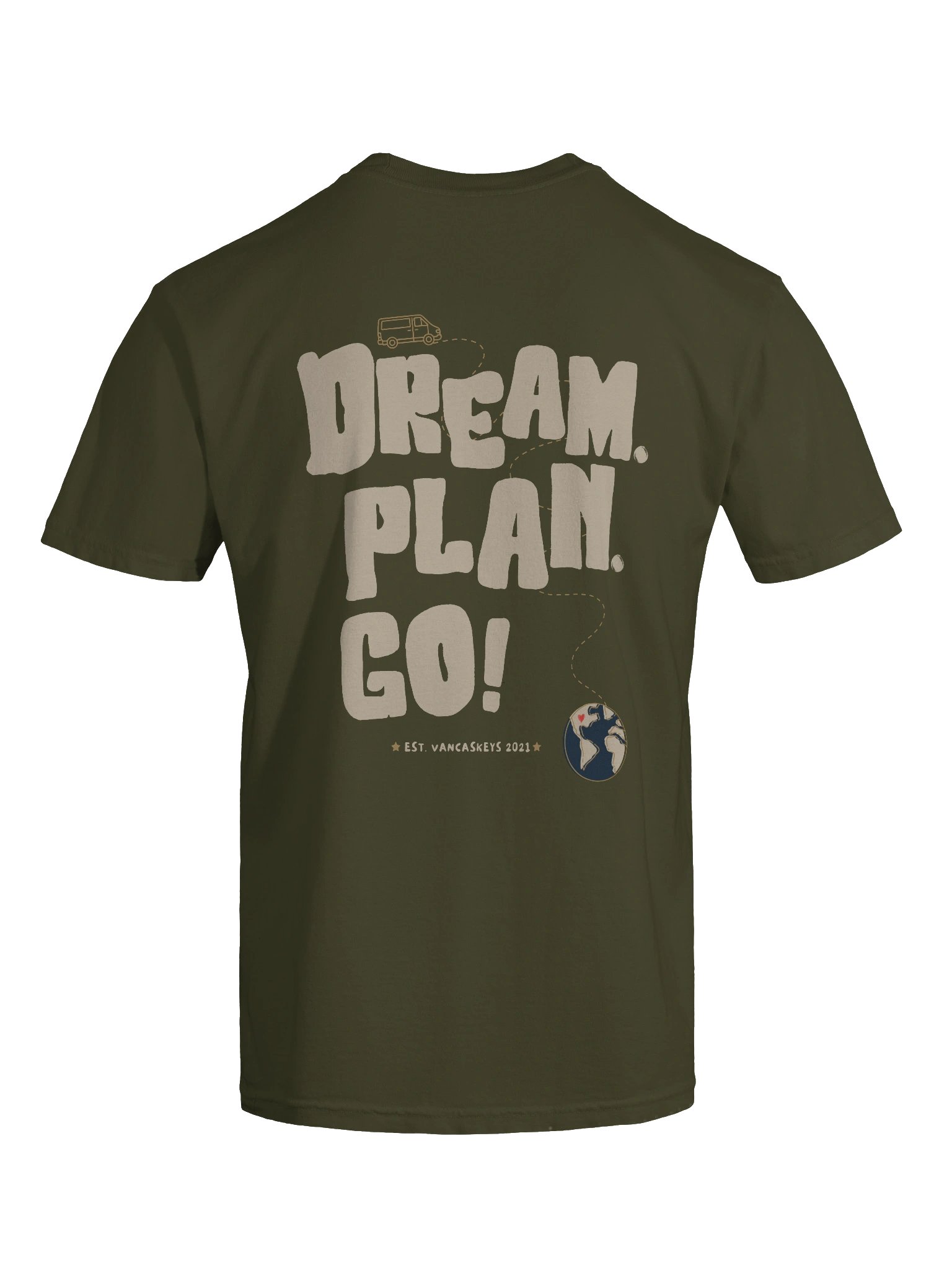 VANLIFE-ISH Comfort Cotton Tee (Color Summer) product image (1)