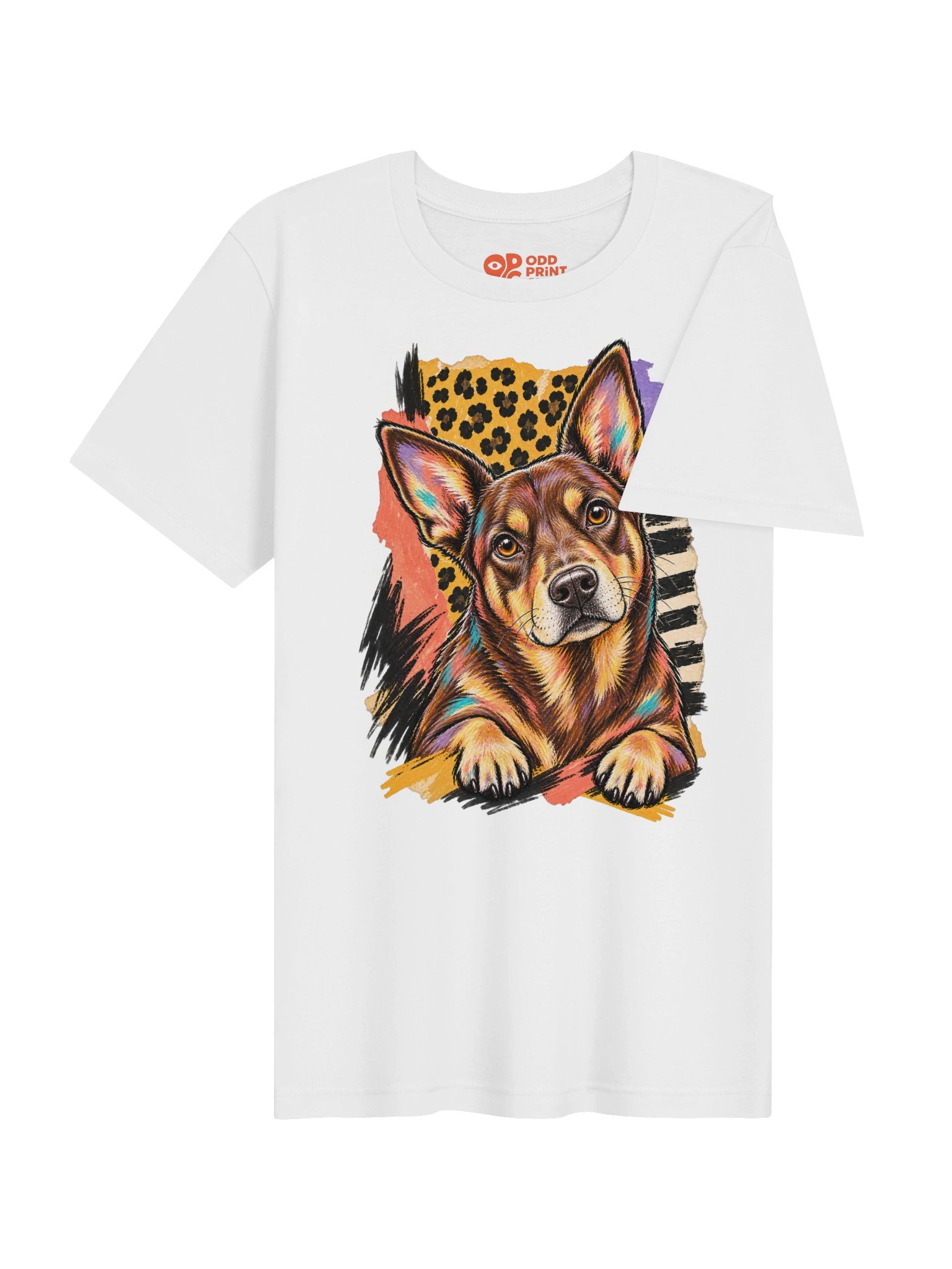 Australian Kelpie Colourful Dog T-Shirt product image (5)