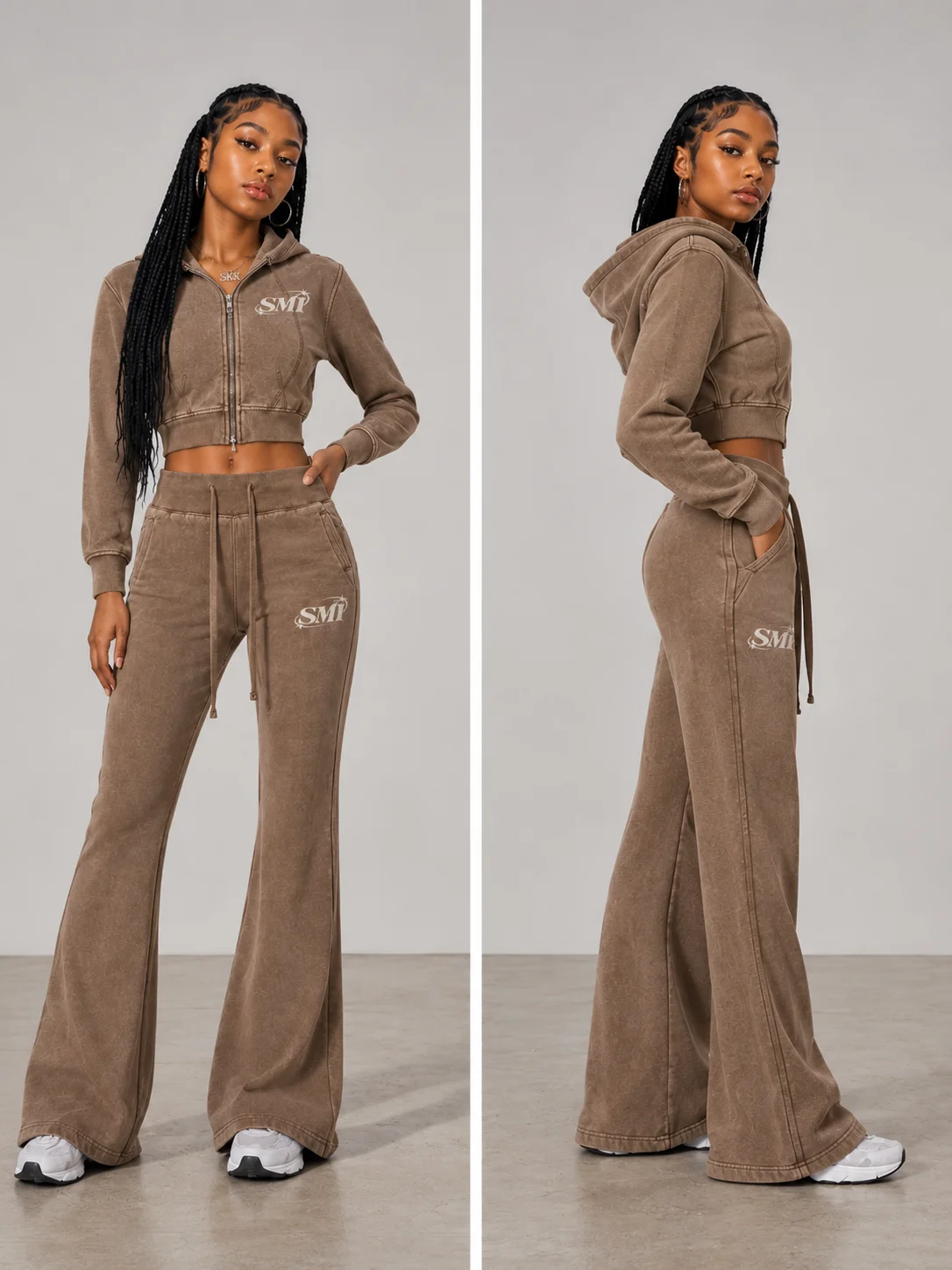 SMI Women Double Zip Hoodie product image (1)