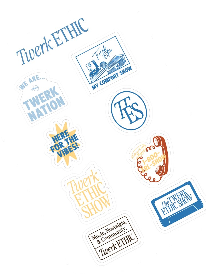 Twerk Ethic Sticker Sheet product image (1)
