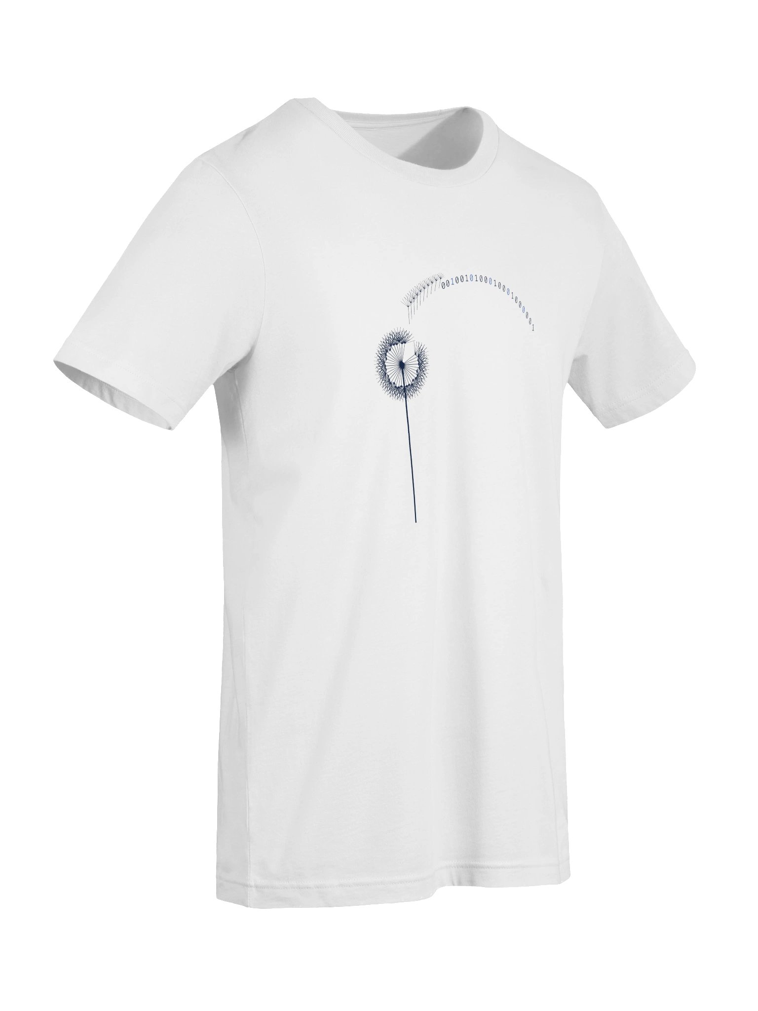 VIDANALYTICA INC Tee - Binary Dandelion White product image (7)