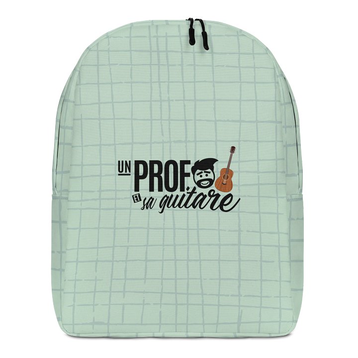 Sac à dos minimaliste (Vert ligné) product image (1)