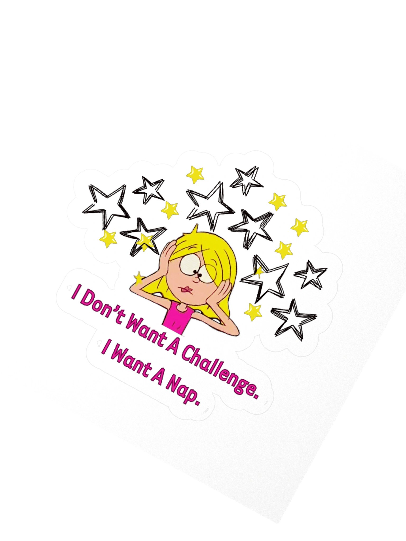 Lizzie McGuire Lizzie's In A Tizzy Kisscut Sticker product image (2)