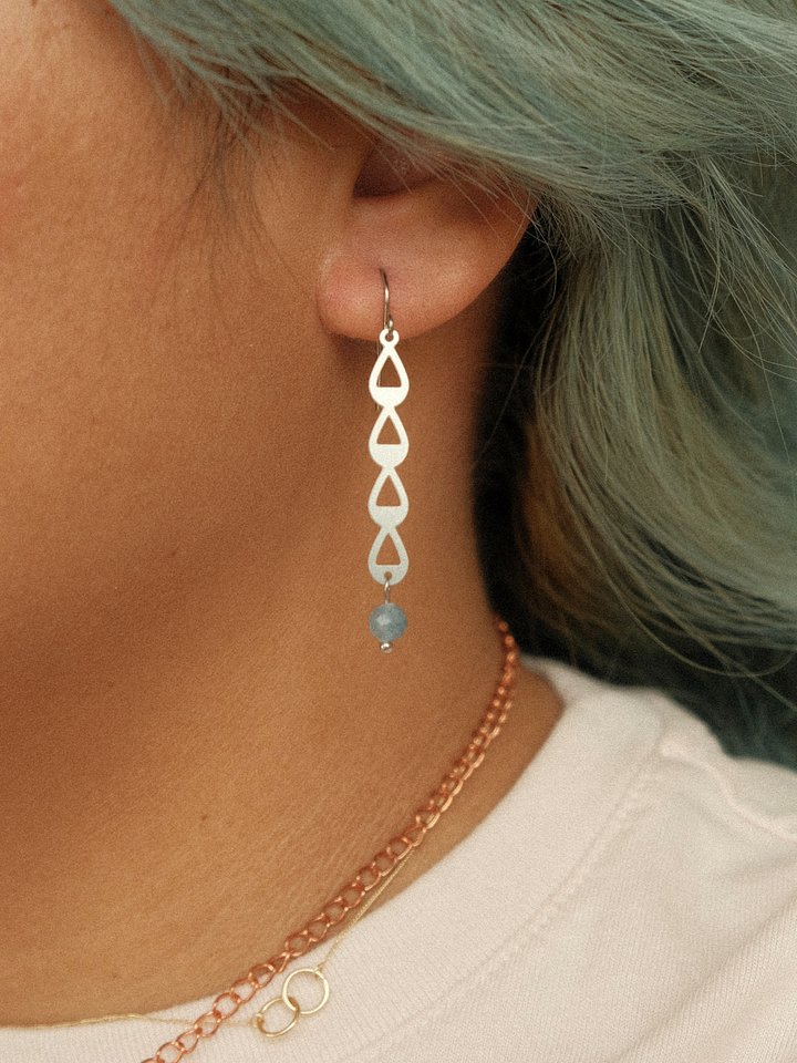 Kyanite Water Drop Earrings product image (1)