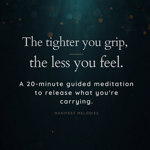 You are holding something right now that isn't yours to carry anymore.
You might not even know what it is. But your body know...