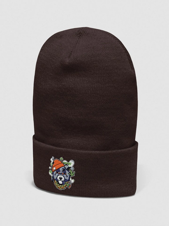 stone racoon Yupoon cuffed beanie product image (2)