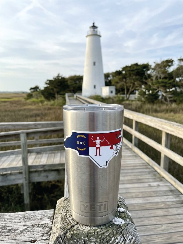 Blackbeard's Old North State Sticker product image (2)