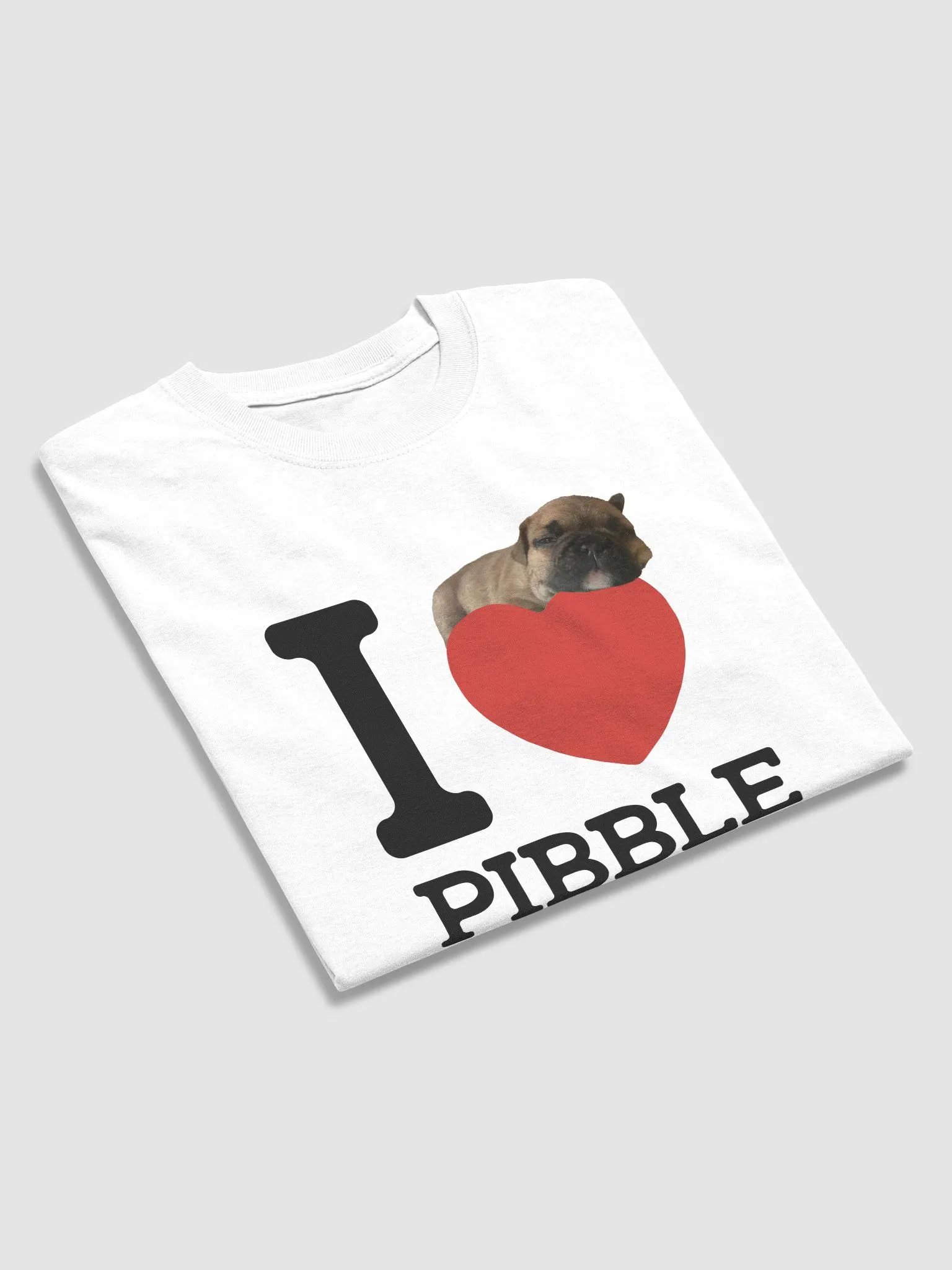 I LOVE PIBBLE SHIRT product image (3)