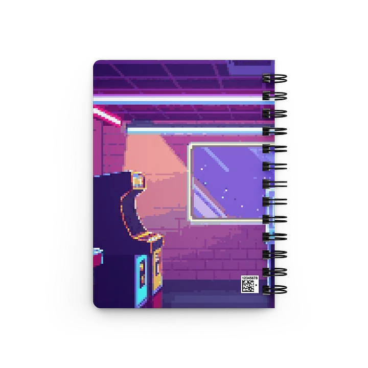 "There's More to Life..." Pixel Art Arcade Spiral Bound Journal product image (2)