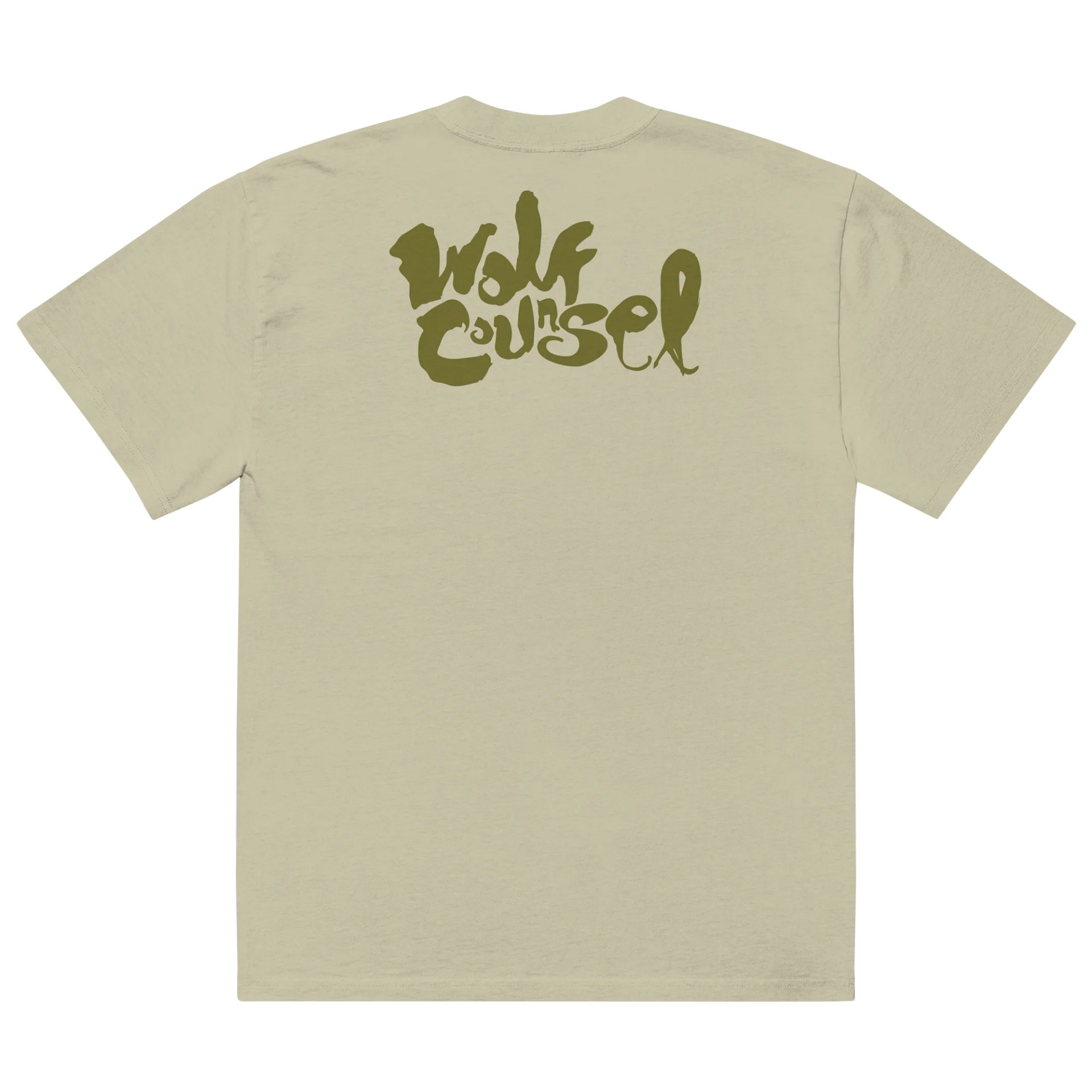 Wolf Counsel AS Colour Premium Oversized Faded T-Shirt (Front Patch) product image (6)