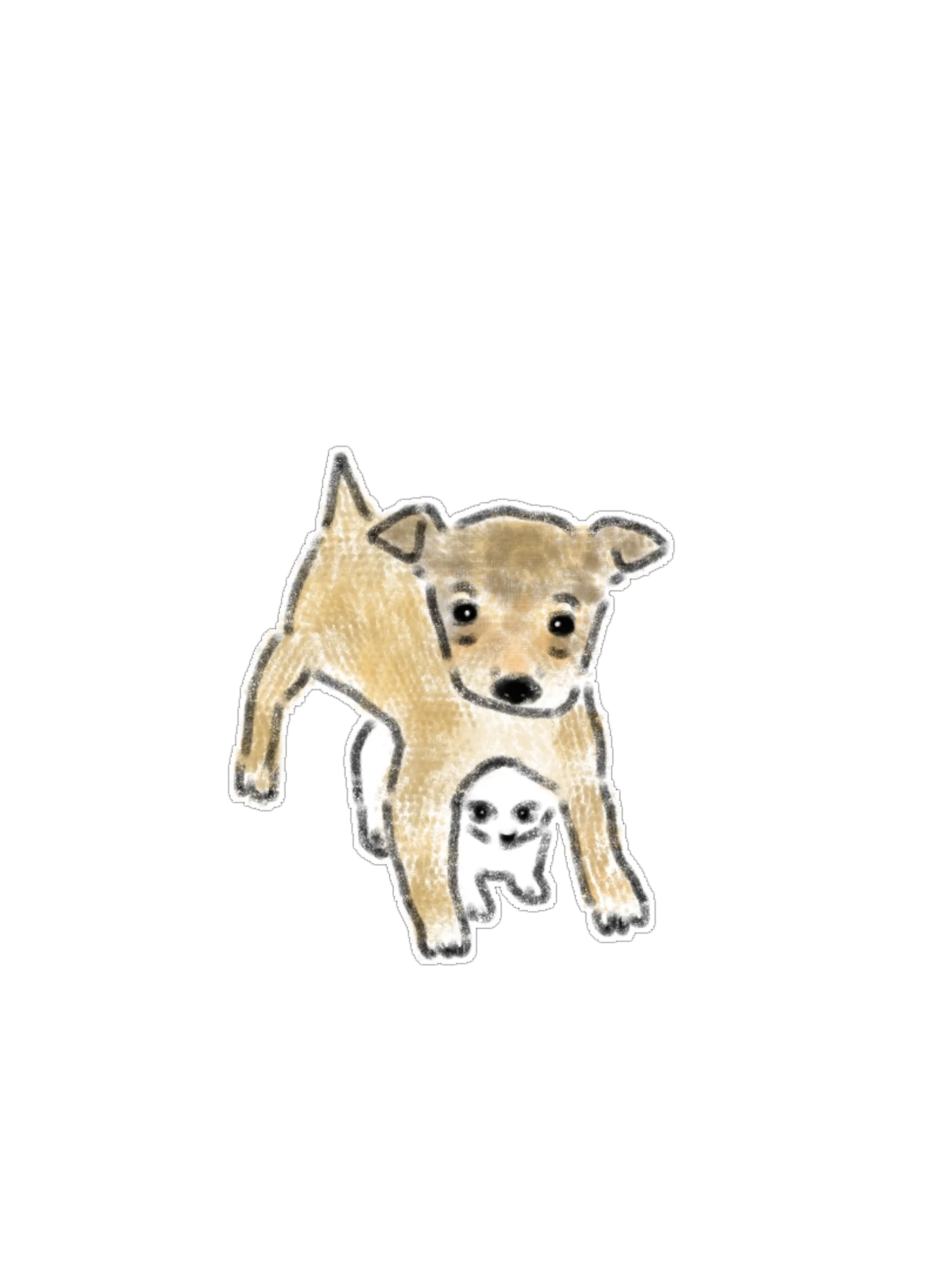 15 Hand-Drawn Dog Pairs PNG Clipart Bundle product image (9)