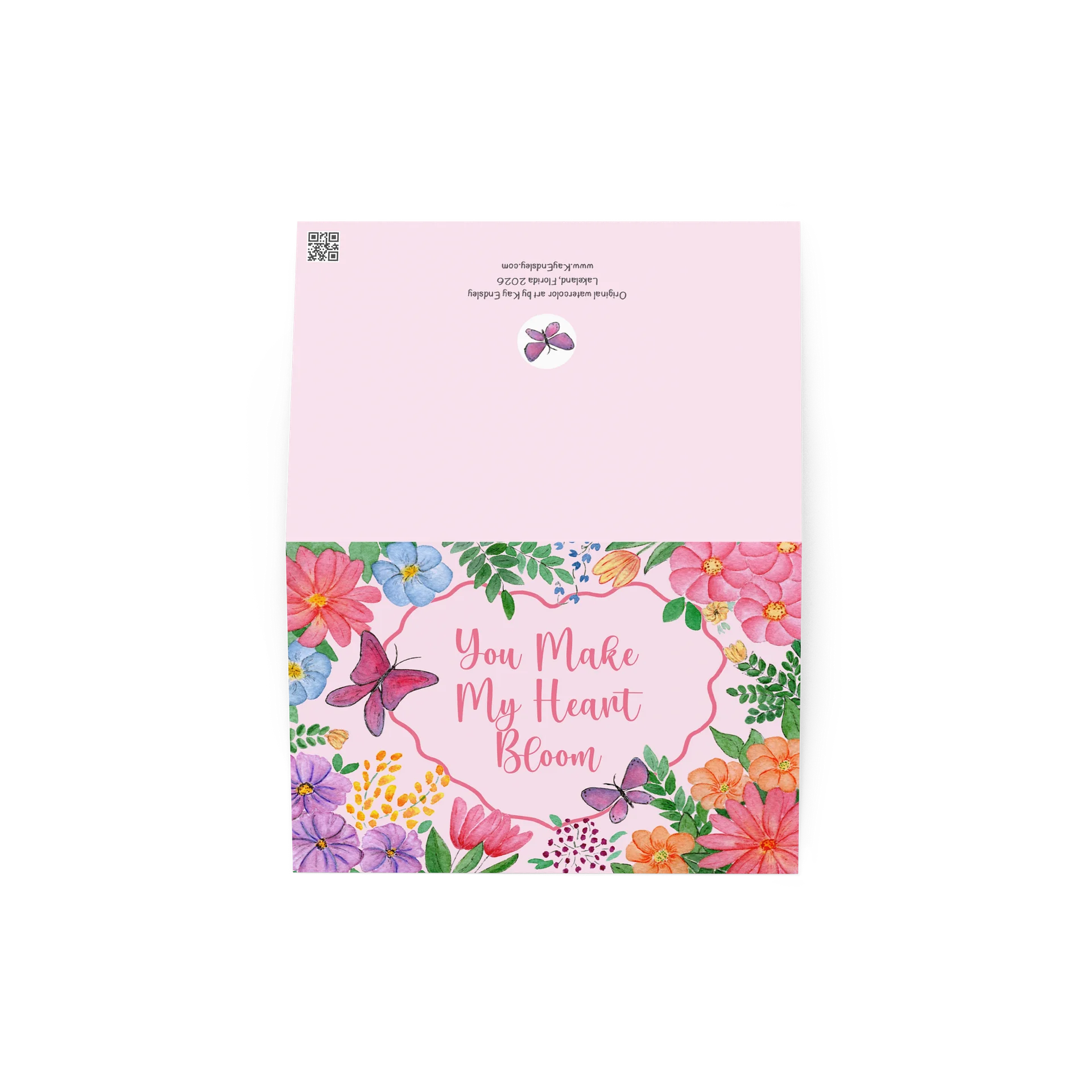 Flowers and Butterflies Border - You Make My Heart Bloom product image (2)