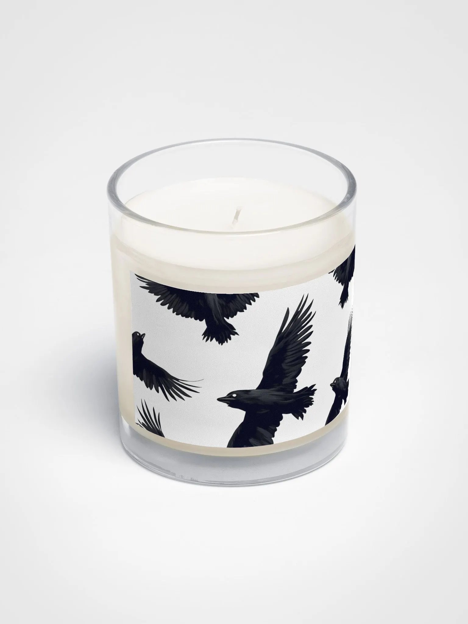 🌙 Mystical Crow Motif Soy Candle 🕯️ product image (2)