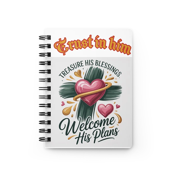 Blessed Heart Spiral Journal product image (1)