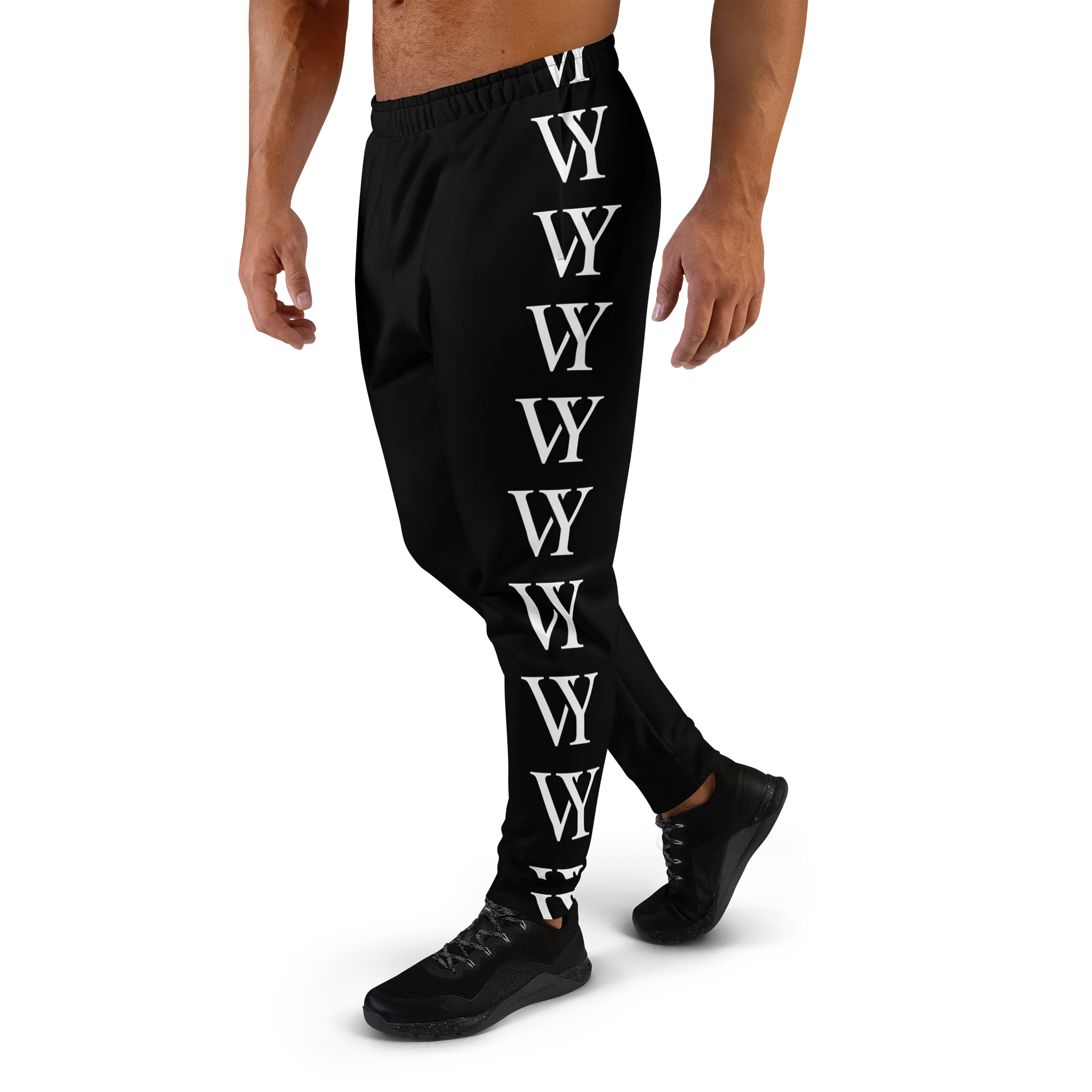 VY BLACK Pattern Joggers product image (1)