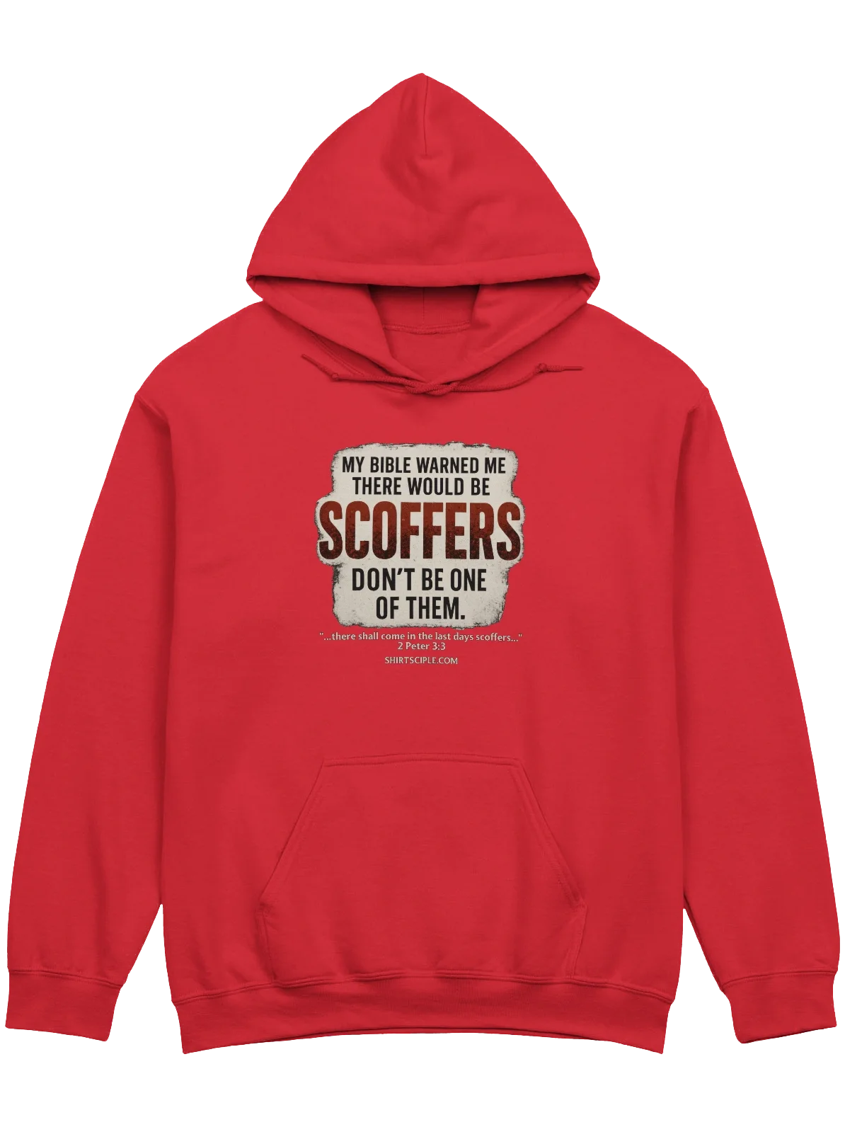 My Bible Warned Me There Would Be Scoffers Hoodie product image (1)