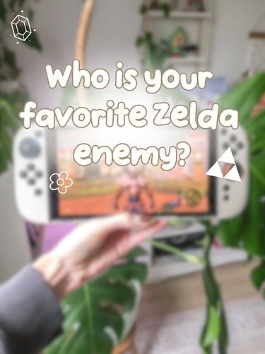 Who is your favorite zelda enemy? ✨️ 
Mine would be a lynel 🫣

Idk why but I've always loved lynels since I first played brea...