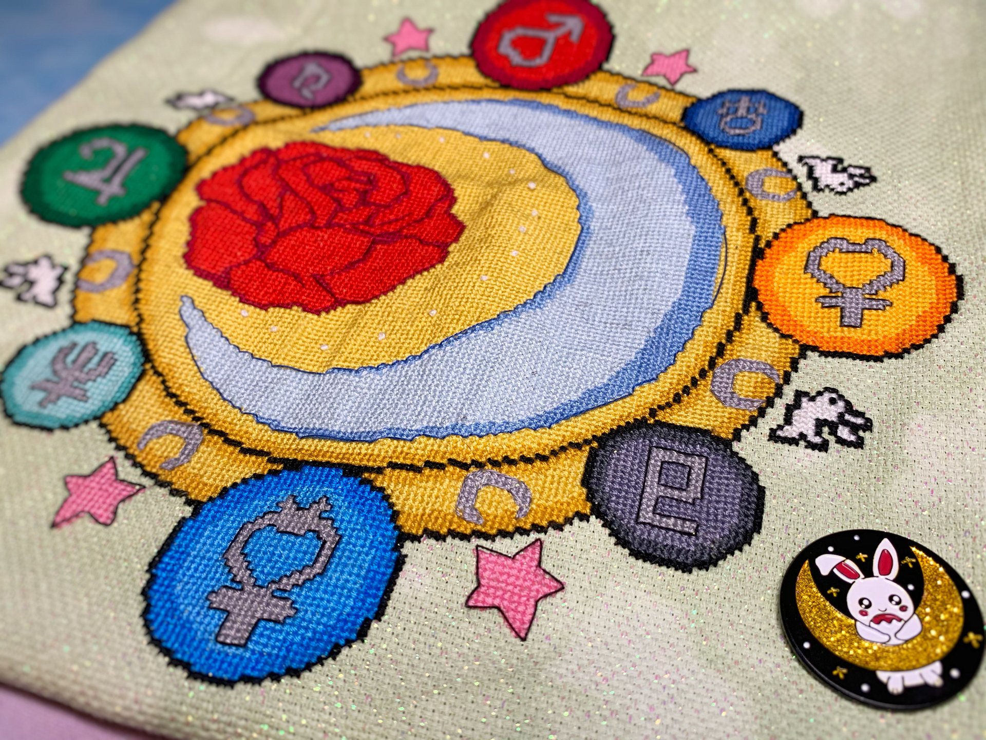 Lunar Princess - Digital Cross Stitch Pattern product image (3)