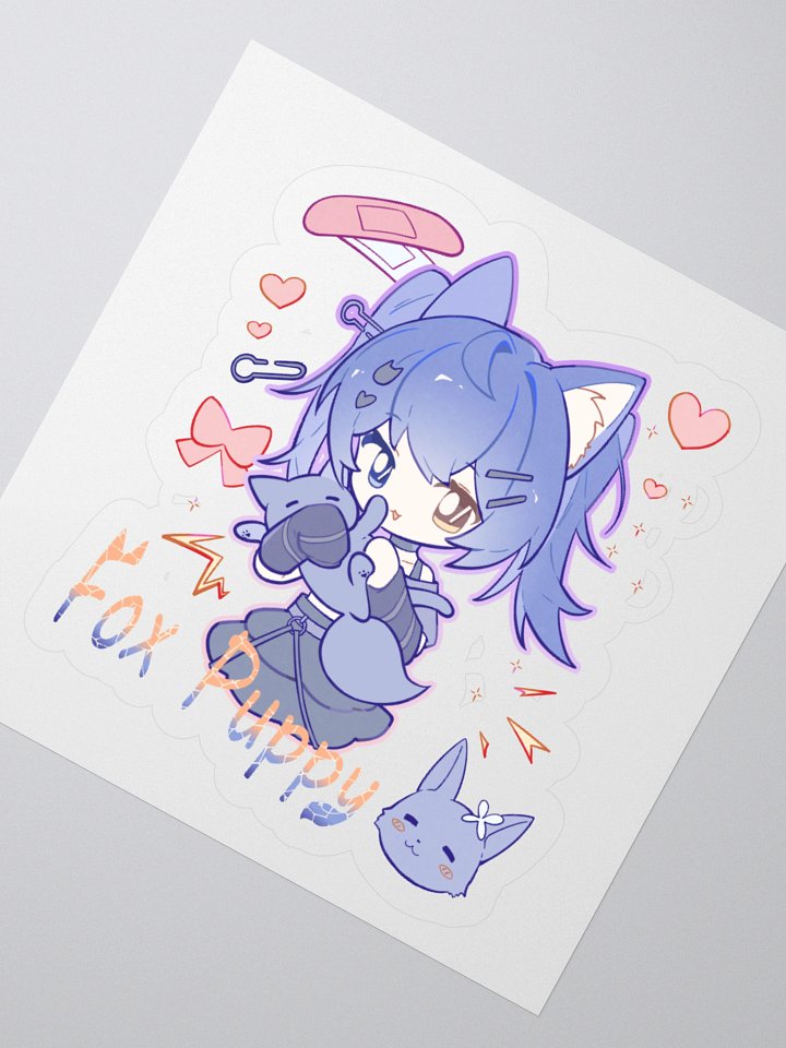 Fox Puppy Sticker product image (6)