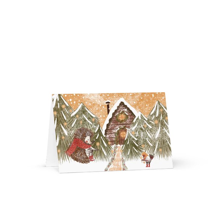 Cozy Winter Cabin in the Woods product image (1)
