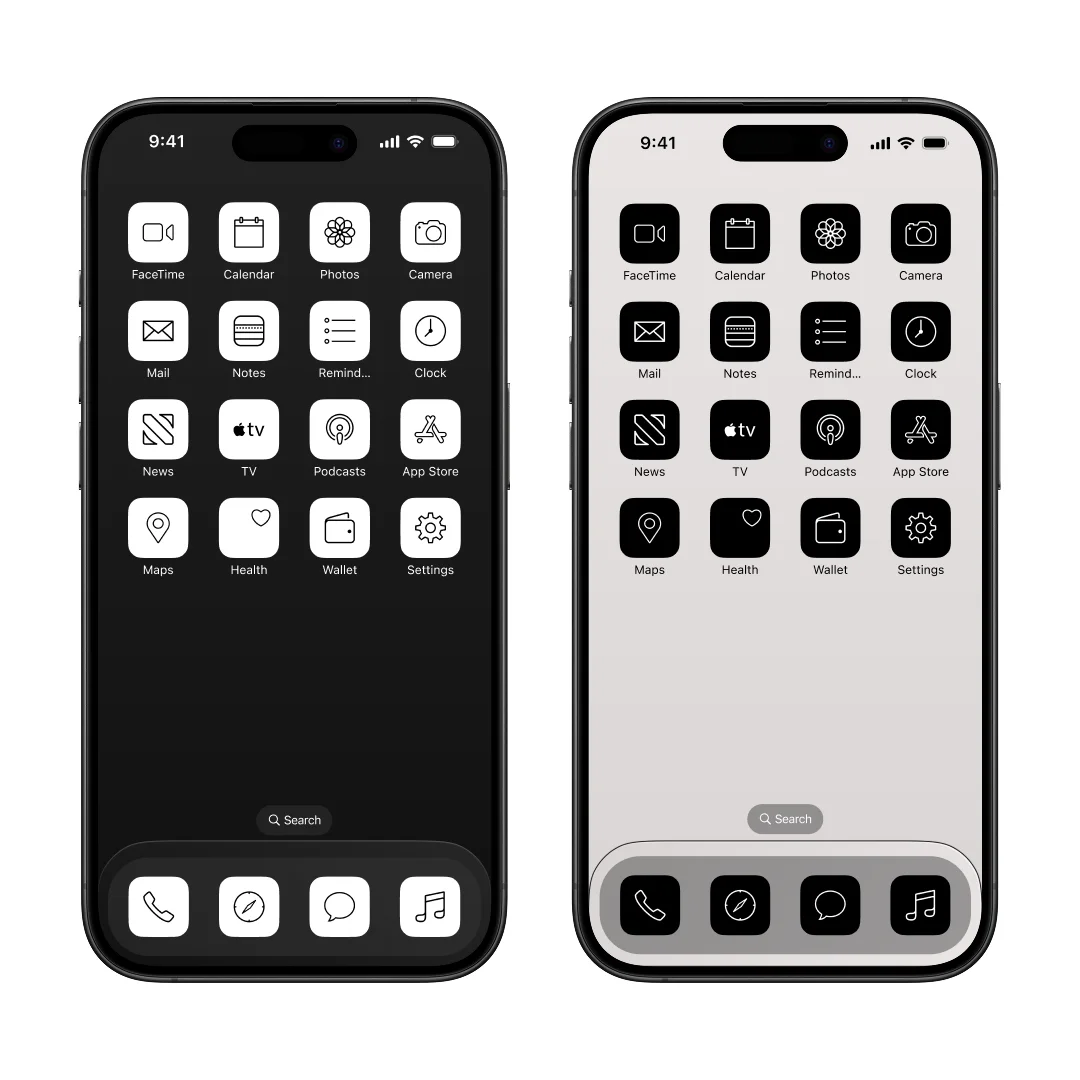 Minimal iOS Icons product image (4)