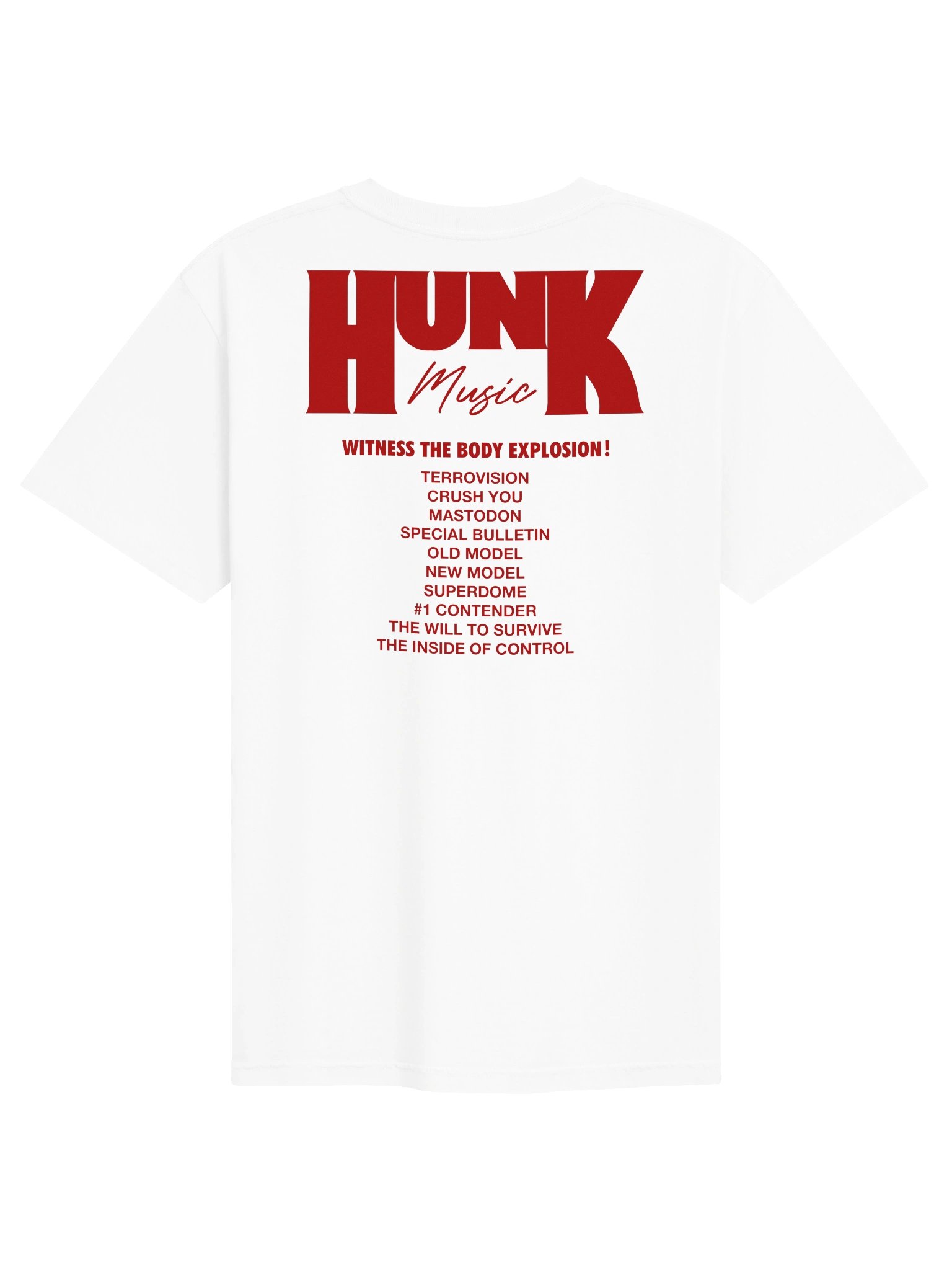 HERO - HUNK MUSIC: "BODY EXPLOSION" Tee product image (2)