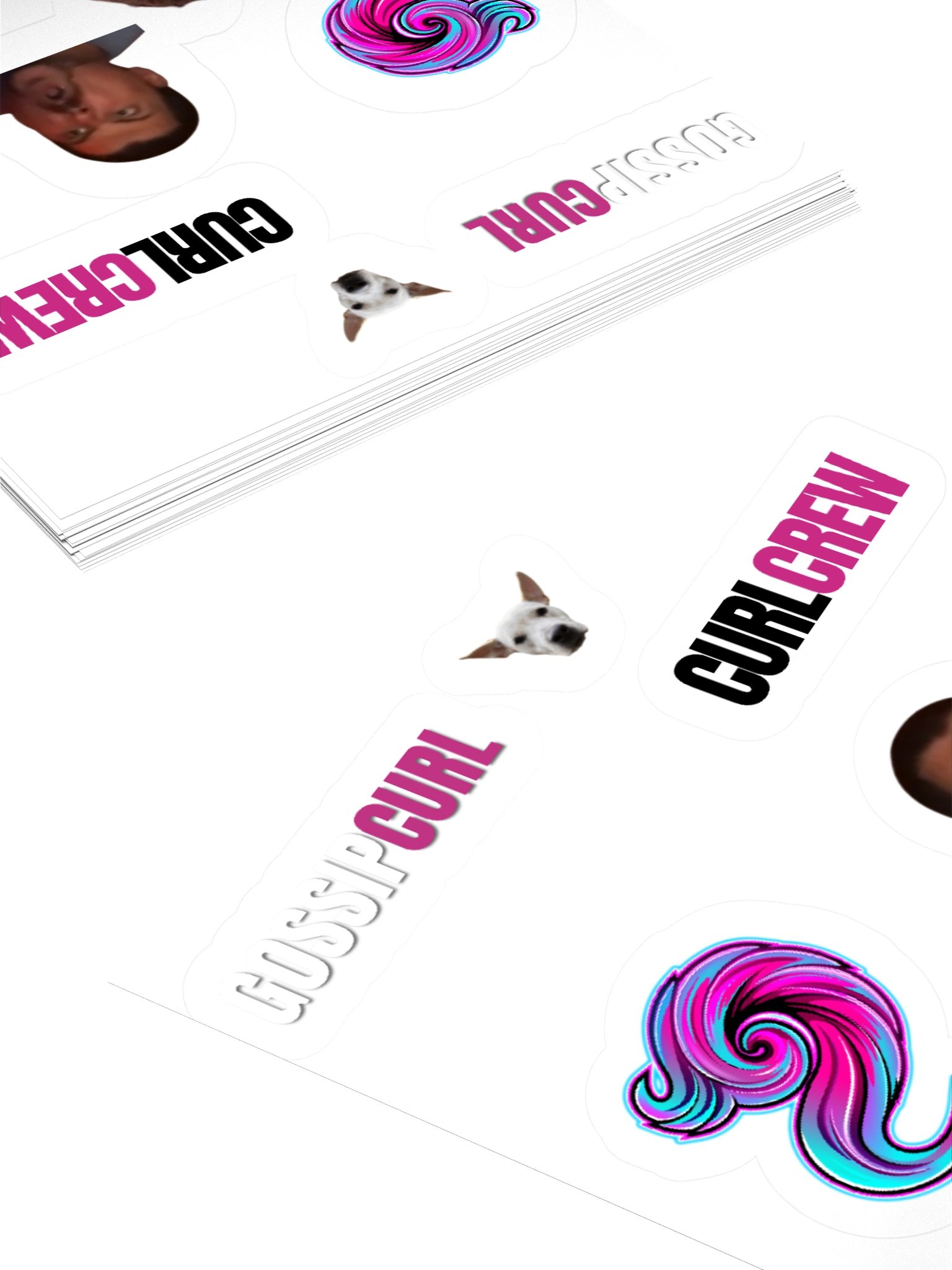 Curl Crew Stickers product image (13)