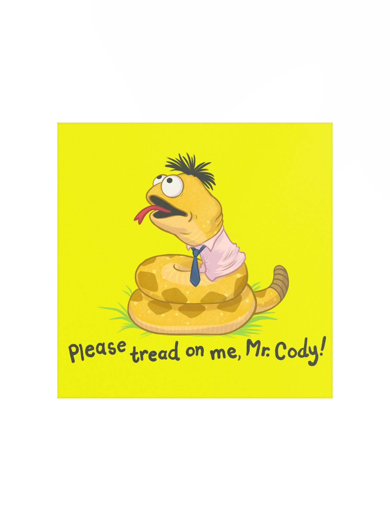 Warmbo "Please Tread On Me" Poster product image (1)
