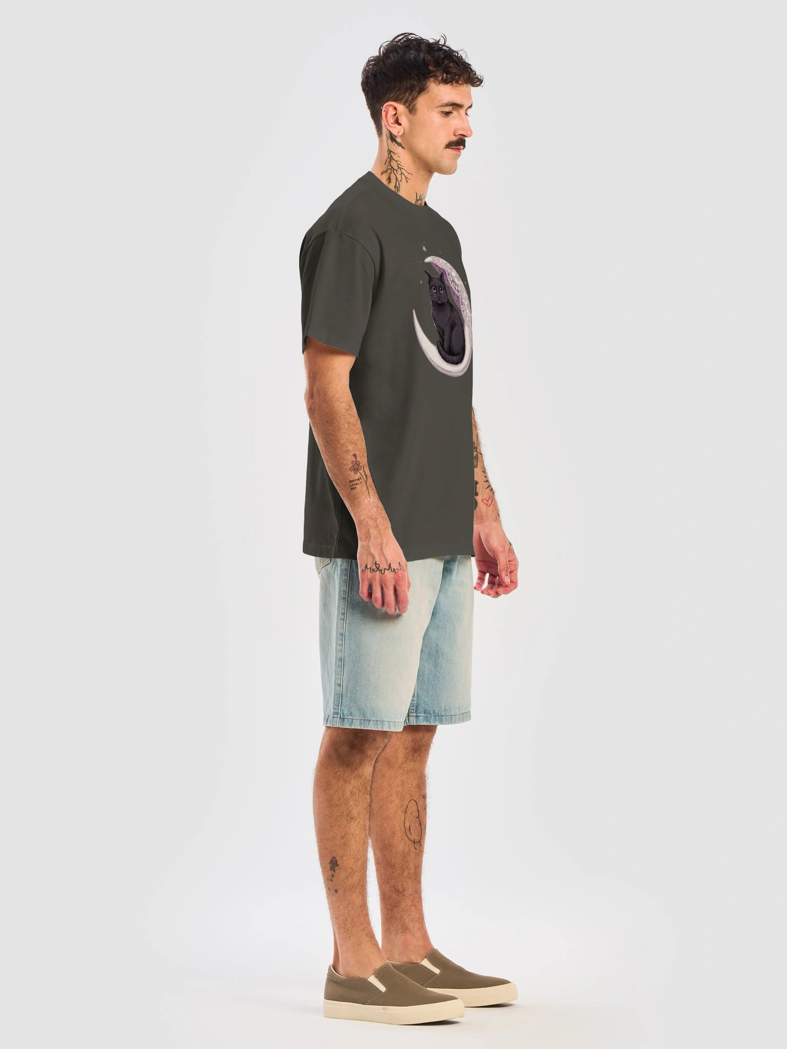 The Moon Familiar // Celestial Cat Box Tee product image (9)