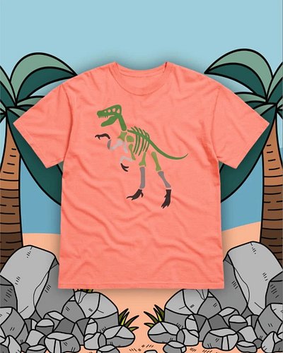 Allosaurus Unisex T-shirt colour variations! Bright colours that suit all and to bring variety to your wardrobe 🤎🦖 #dinosaur ...