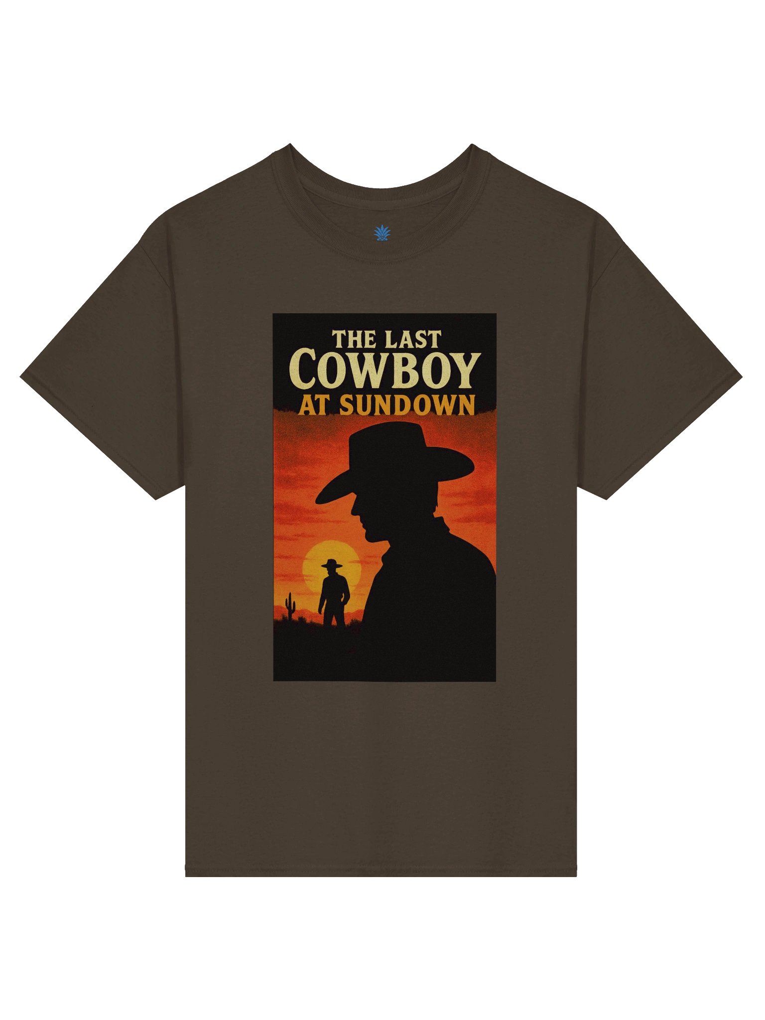 The Last Cowboy at Sundown Faux 1950's Film Poster Boxy Fit Unisex T-Shirt product image (13)