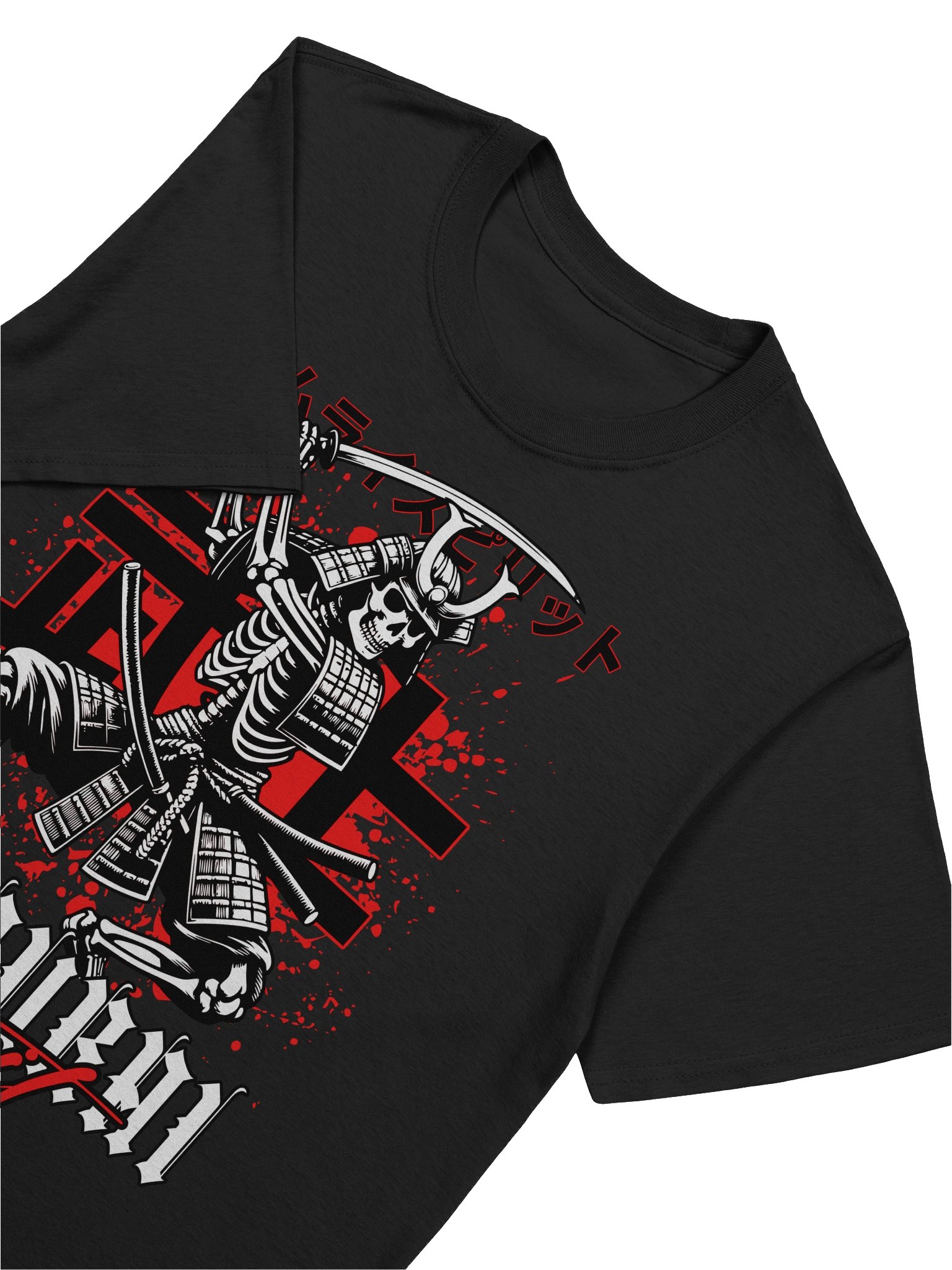 Samurai Spirit Skeleton T-Shirt - Gildan Softstyle product image (5)