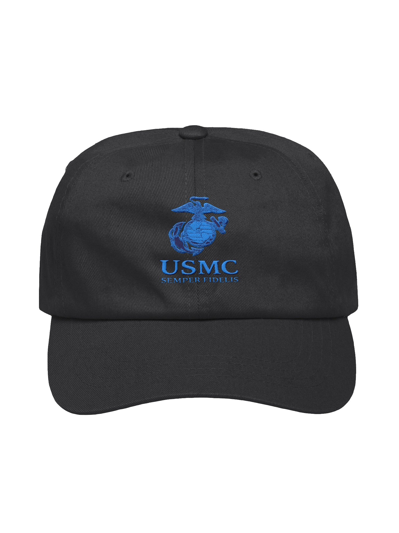 Embroidered USMC EGA Cover Blue product image (1)