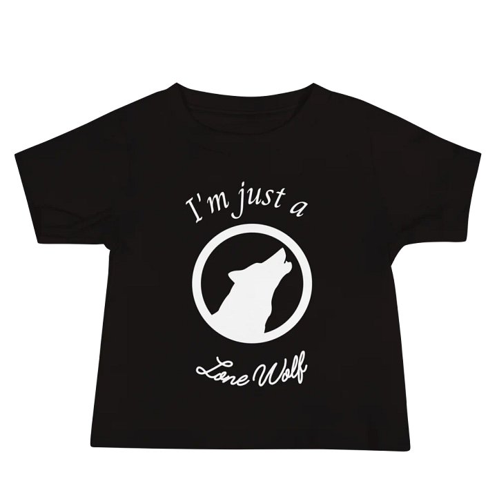 "Lone Wolf" Baby Tee product image (2)