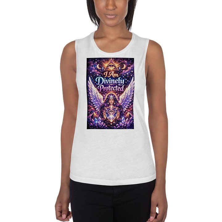 Divine Protection Affirmation -Flowy Tank product image (1)